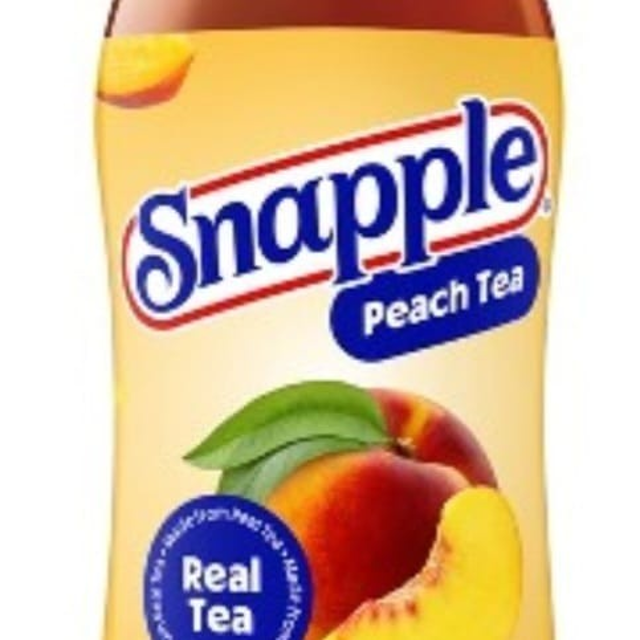 Snapple Peach Tea.