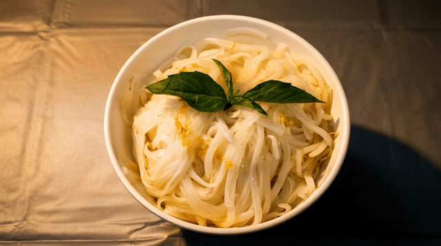 Steamed Noodles.