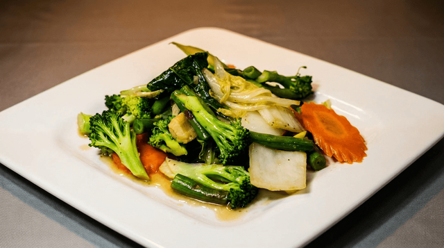 Steamed Mixed Vegetable.