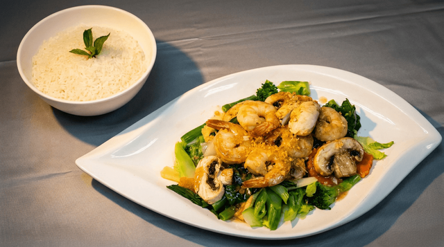 Garlic Shrimp.