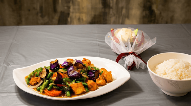 Tofu Eggplant.