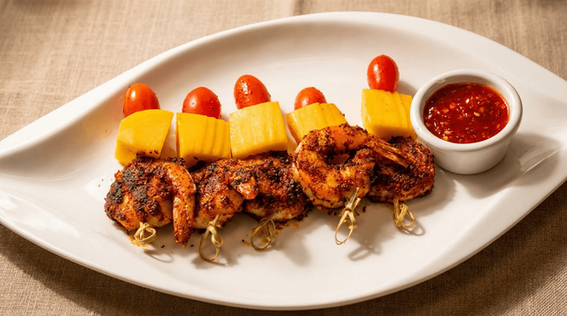 Spicy Shrimp Tapas (5 Pieces).