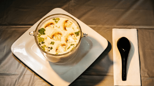 Coconut Tom Kha Soup.