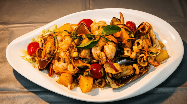 Yum Seafood Talay Salad.