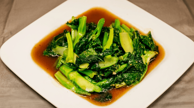 Chinese Broccoli with Garlic.